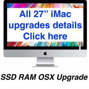 27" iMac upgrade